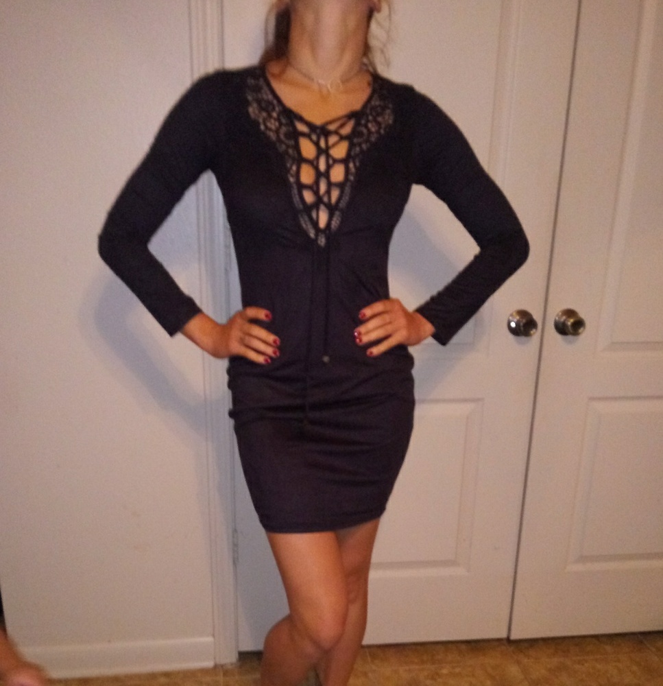 NWT Sz med new form fitting dress GLAMAZON​